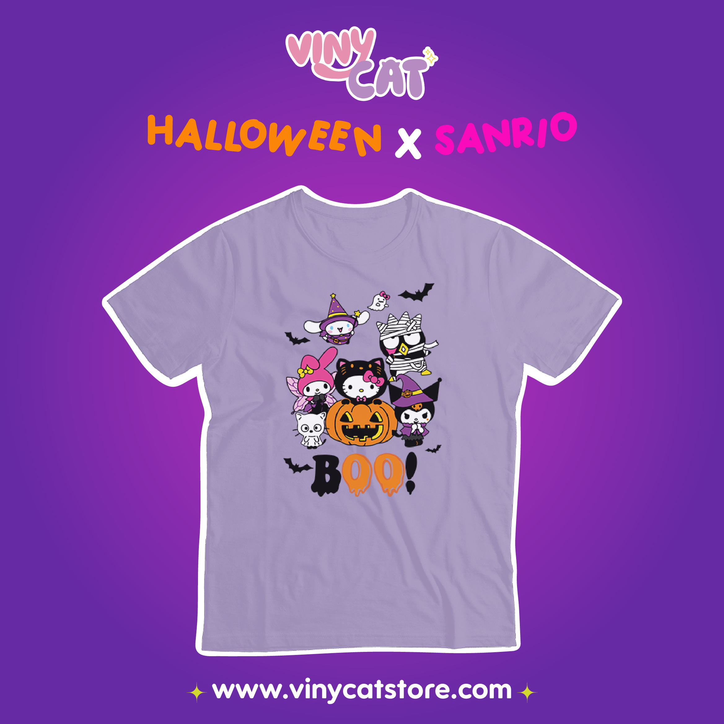 T-shirt Boo Sanrio Halloween