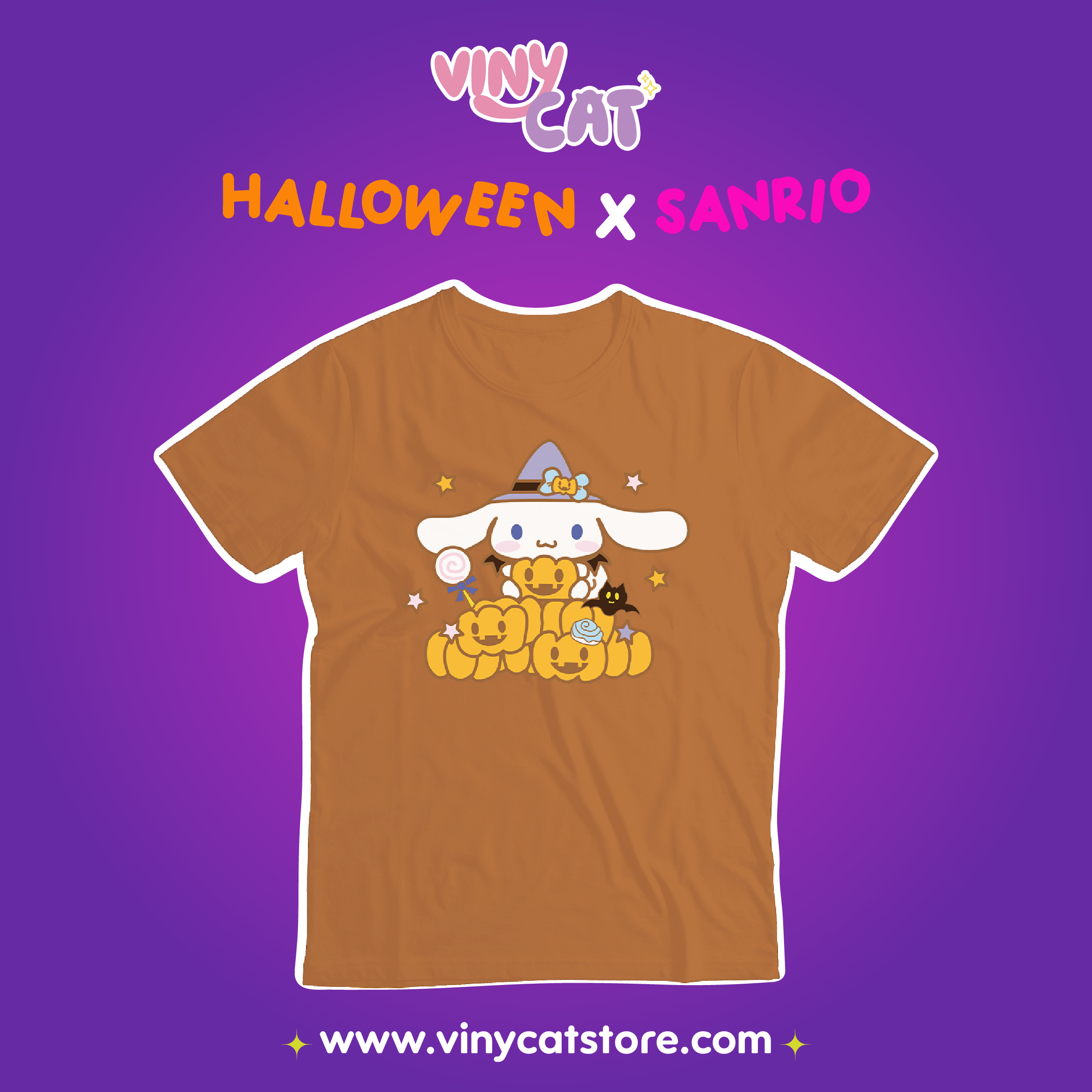 T-shirt Cinnamoroll x Halloween